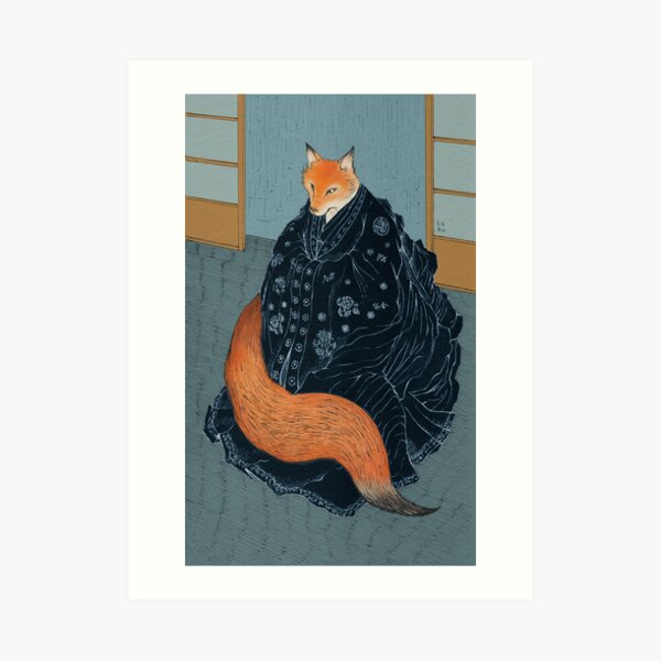 The Fox's Wedding Art Print