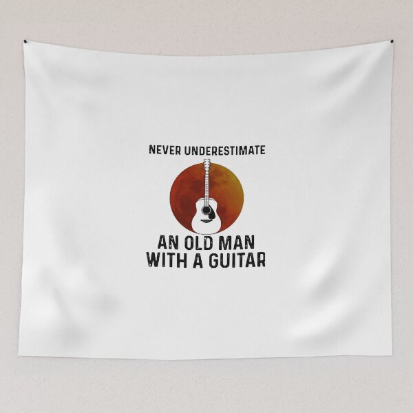 Item preview, An Old Man With A Guitar designed and sold by caidcmytvroi.