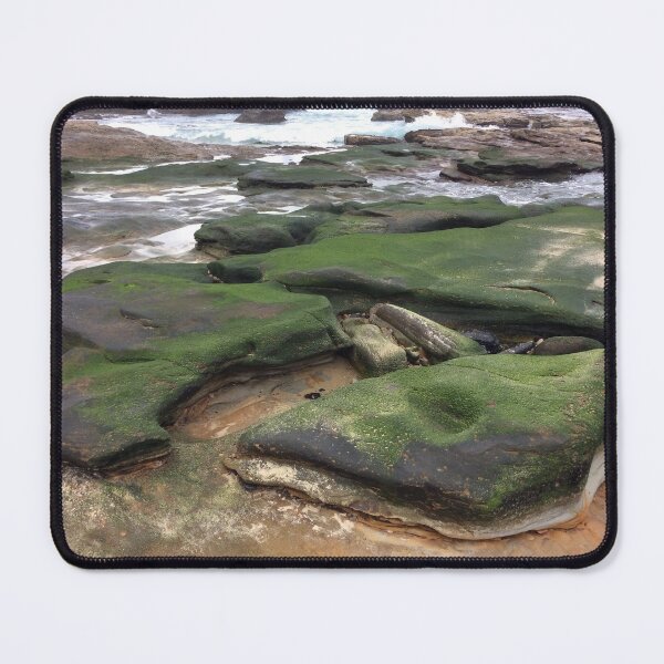Item preview, Mossy Rocks, Caves Beach NSW designed and sold by MaureenBoyle.