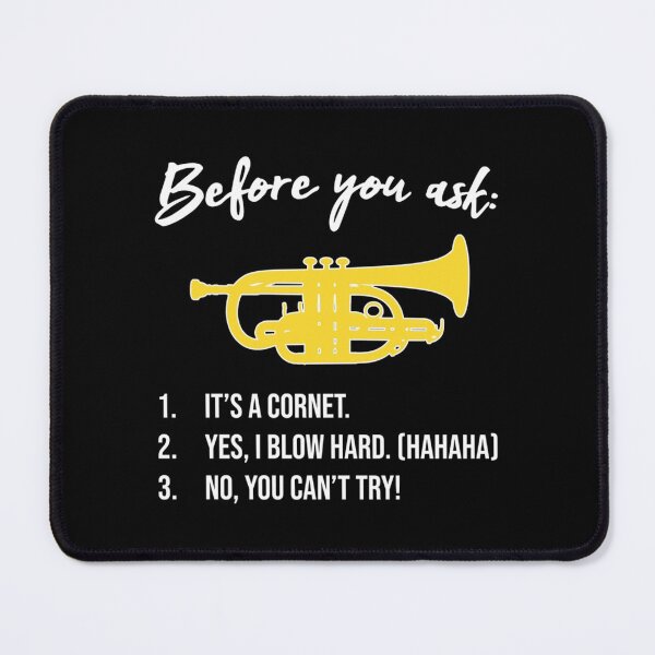 Item preview, Cornet - Before You Ask... - Funny Trumpet Gift Funny Cornet Gift Classic T-Shirt designed and sold by lnasros.