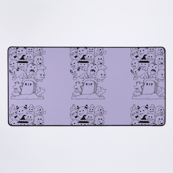Item preview, Halloween cemetery ghosts spooky creepy doodles designed and sold by MagicStrawberry.