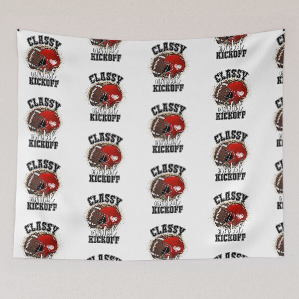 Item preview, Classy Until Kickoff Football designed and sold by mymysterycloset.