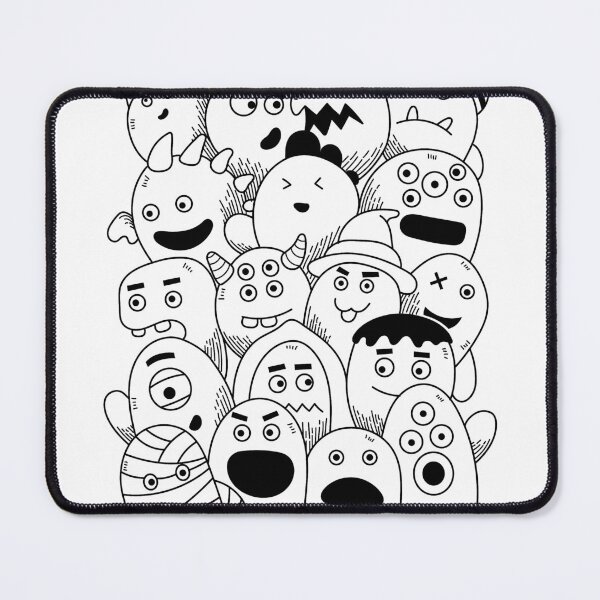 Item preview, Halloween monsters spooky creepy doodles designed and sold by MagicStrawberry.