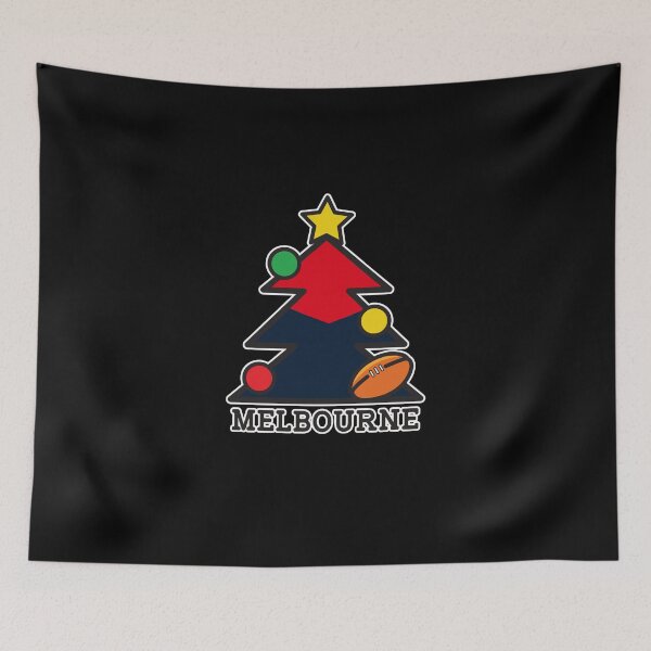 Aperçu de l'œuvre Idée cadeau de Noël « Merry Christmas Melbourne », T-shirts, Leggings, Masque, Tablier, Sac Eco, étui pour téléphone créée et vendue par Ink Inc.
