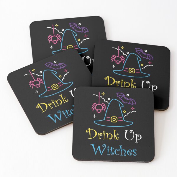 Item preview, Drink Up Witches Halloween Holiday Funny Cute Witch Hat designed and sold by MJLdesigns.