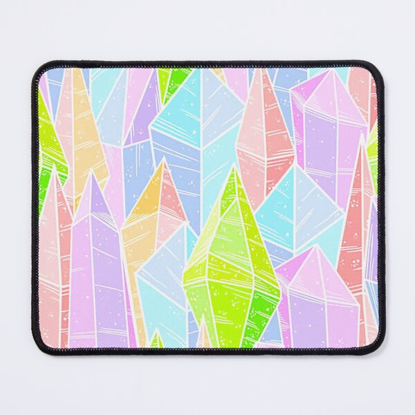 gems and minerals, stalagtites, pastel gems Mouse Pad