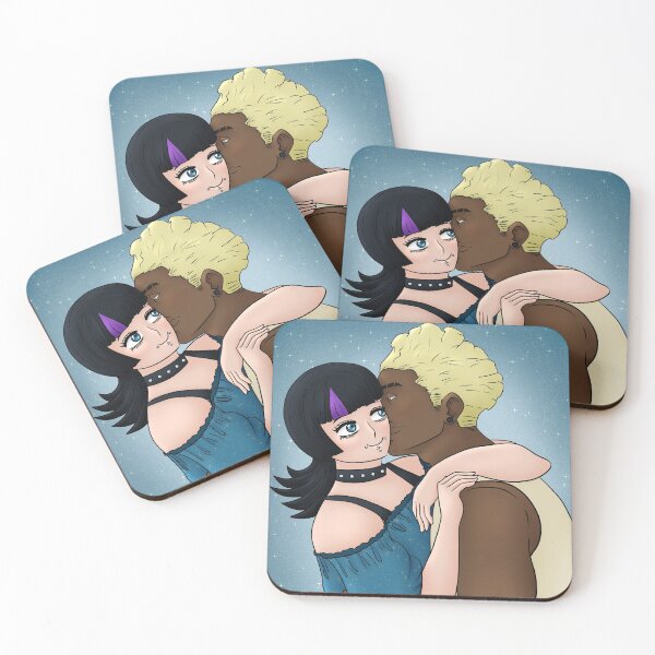 Item preview, hakari and kirara being cute designed and sold by BokHootHoot.