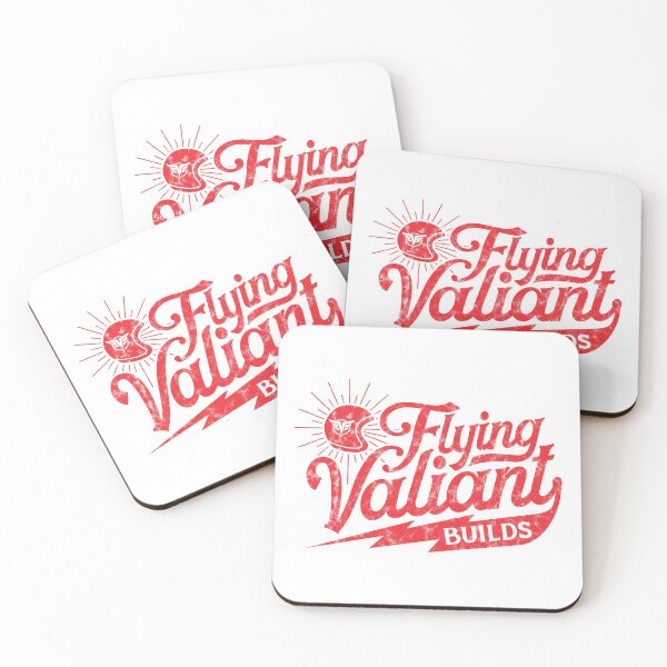 Item preview, Flying Valiant Builds (Biker Style - Red - Worn) designed and sold by Justin Ellis.