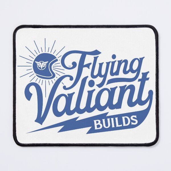 Item preview, Flying Valiant Builds (Biker Style - Blue) designed and sold by Justin Ellis.