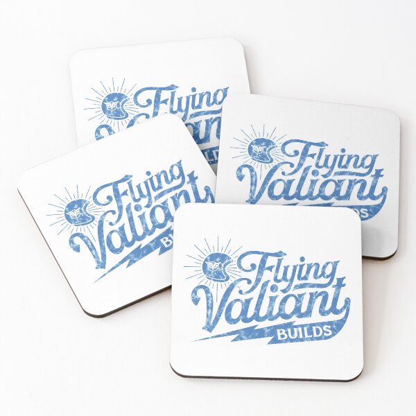 Item preview, Flying Valiant Builds (Biker Style - Blue - Worn) designed and sold by Justin Ellis.