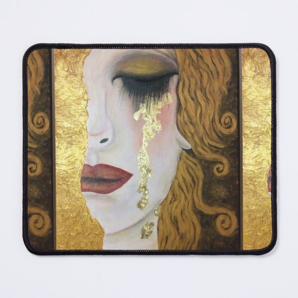Item preview, Freya’s Golden Tears, in the style of Gustav Klimt designed and sold by MaureenBoyle.