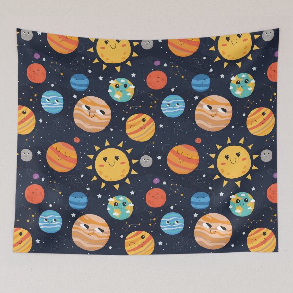 Item preview, Space Heartbeat childrens pattern designed and sold by urban-color.