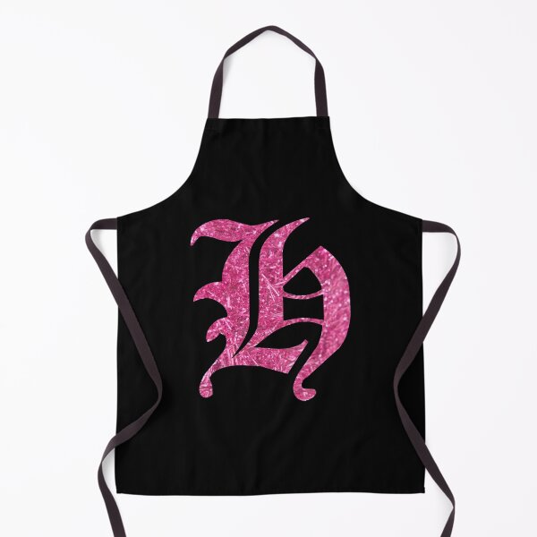 Item preview, The Letter H - Capital Pink Glitter Gothic designed and sold by TheLykosApparel.