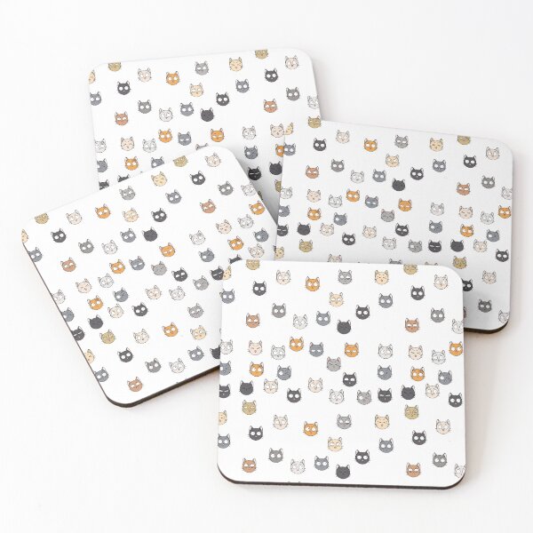 Item preview, Expressive Cats Pattern designed and sold by RafaelLima7.
