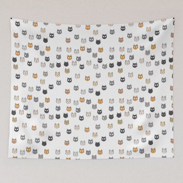 Item preview, Expressive Cats Pattern designed and sold by RafaelLima7.