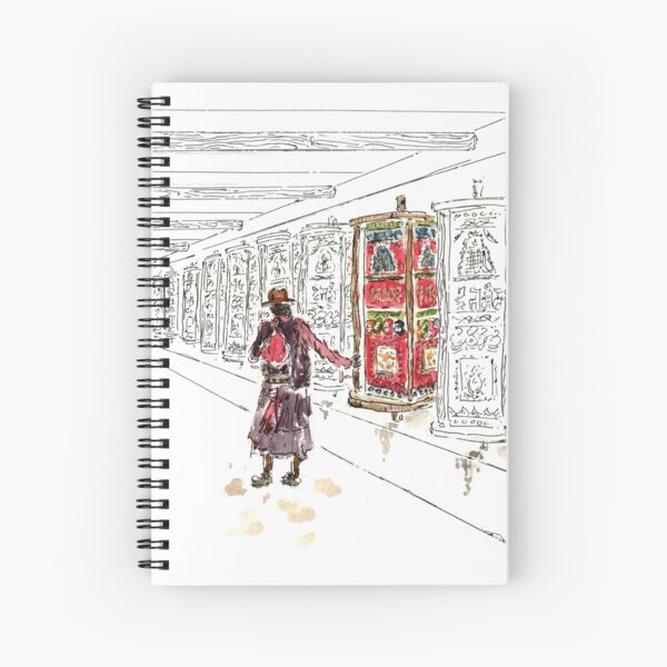 Tibetan Monastery Spiral Notebook