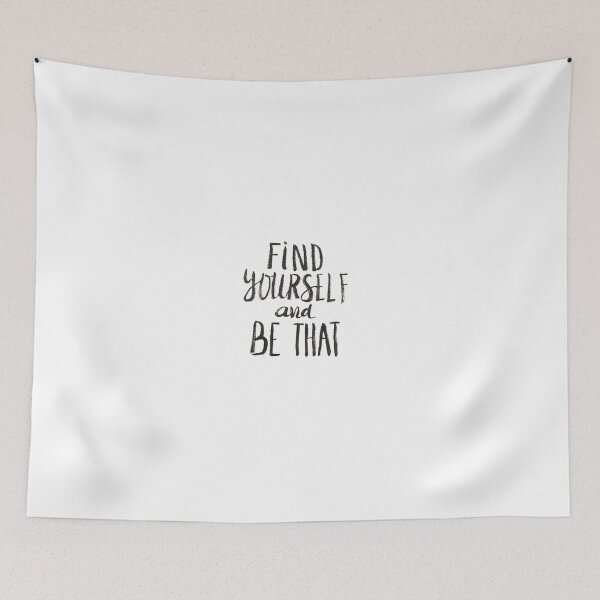 Item preview, Find Yourself and Be That - Motivational Quote designed and sold by Doodles.
