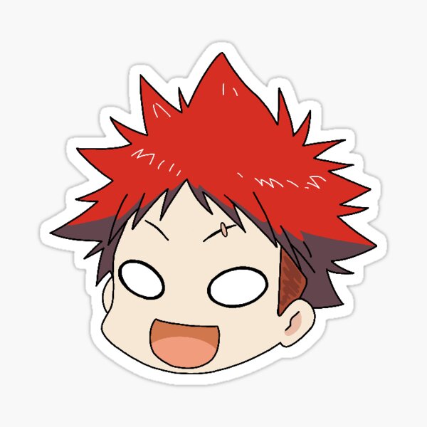 "Soma Yukihira Sticker" Sticker for Sale by nspanger | Redbubble