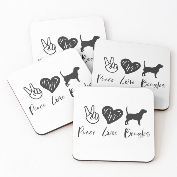 Item preview, Peace. Love. Beagles. designed and sold by nyah14.