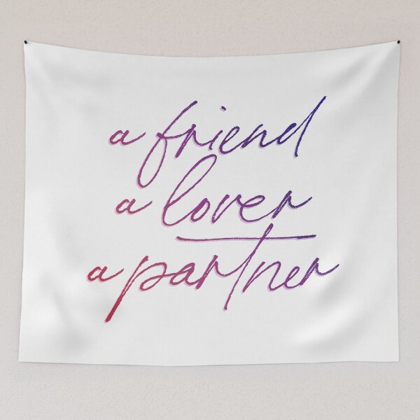 Item preview, a friend, a lover, a partner designed and sold by rissidesigns.