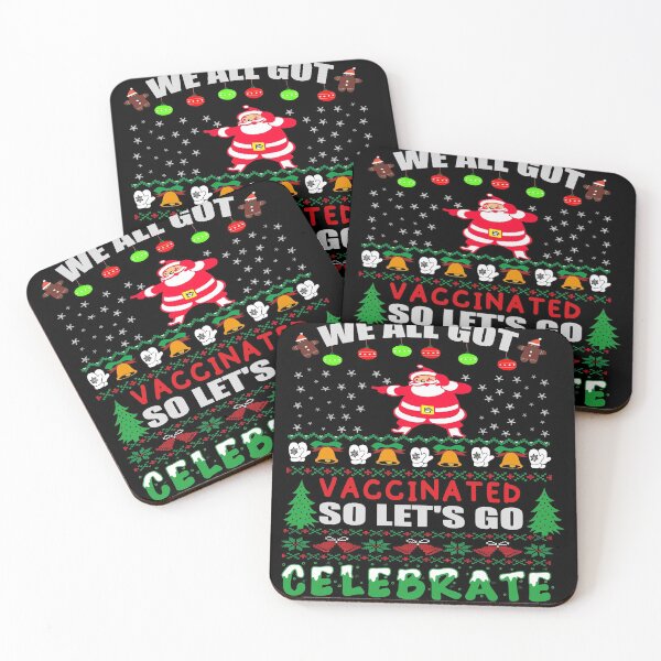 Item preview, We all got Vaccinated so let's go Celebrate Christmas 2021 designed and sold by ilias13.