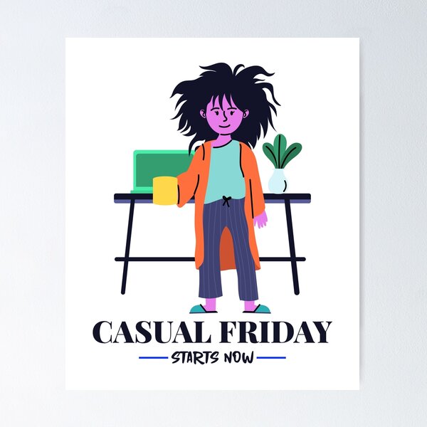 Item preview, CASUAL FRIAY STARTS NOW WORK FROM HOME ESSENTIAL WORKER designed and sold by BestCoolStuff.