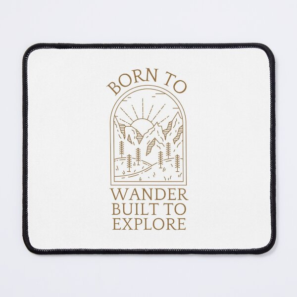 Item preview, Born to wander built to explore, the mountains are calling designed and sold by Auntieck.