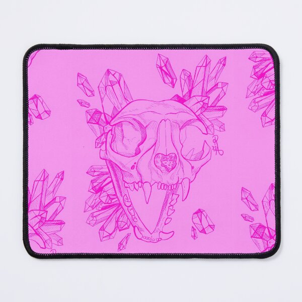 Item preview, Crystalized Cat Skull (Pink) designed and sold by Reigne Adrian.