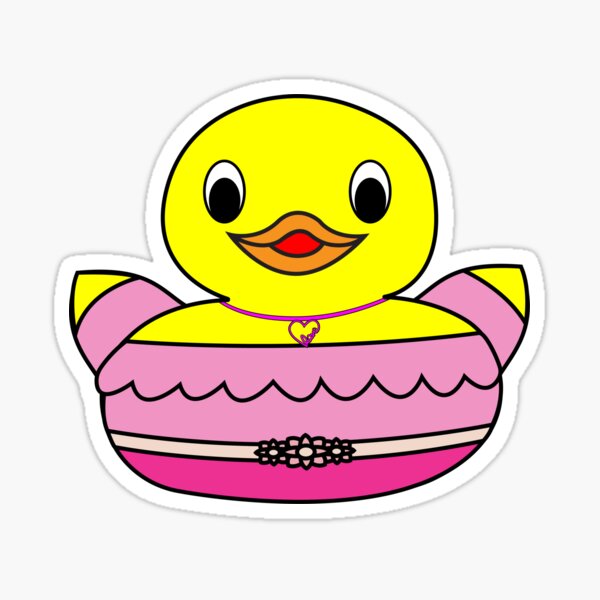 Gretchen Wieners Rubber Duck Sticker For Sale By Annableh Redbubble 3884