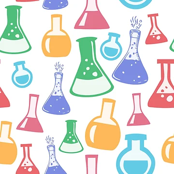 Artwork thumbnail, Classic Test Tubes Pattern by RafaelLima7