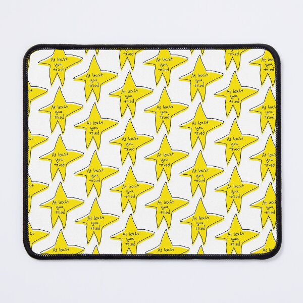Item preview, At Least You Tried - Yellow Star Pattern designed and sold by ajoymoon.