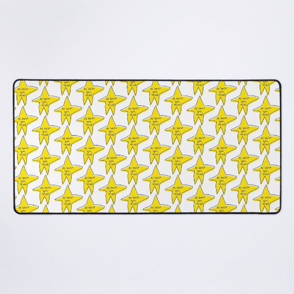Item preview, At Least You Tried - Yellow Star Pattern designed and sold by ajoymoon.