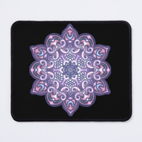 Item preview, violet mandala designed and sold by MandalaFlowerArt.