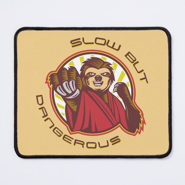 Item preview, Slow But Dangerous - Kung Fu Sloth designed and sold by Orangegrph.