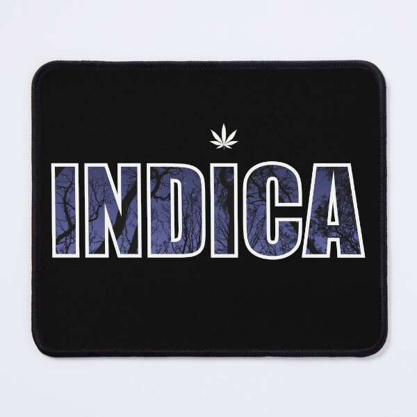 Item preview, Indica-Marijuana Typography-Evening in the Woods Background-Stoner designed and sold by YomeHayin.