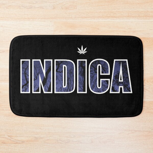 Item preview, Indica-Marijuana Typography-Evening in the Woods Background-Stoner designed and sold by YomeHayin.