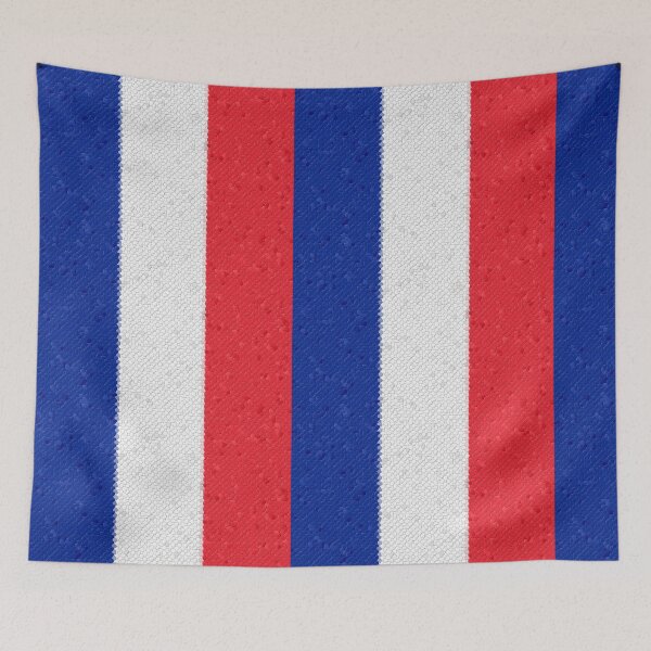 Item preview, France Flag Mosaic designed and sold by Henrik Lehnerer.