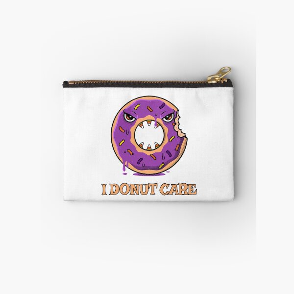Item preview, I Donut Care - Donut with Eyes & Teeth designed and sold by SpookyCupcake.