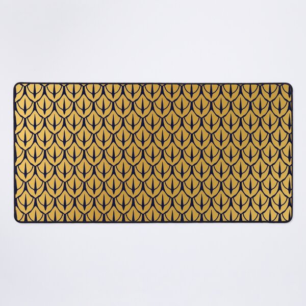 Item preview, Art Deco Dragon Scales - Blue and Gold Scales designed and sold by ajoymoon.