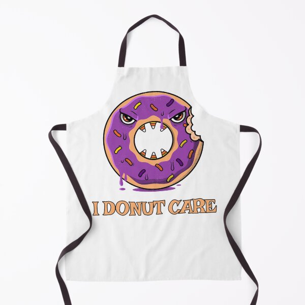 Item preview, I Donut Care - Donut with Eyes & Teeth designed and sold by SpookyCupcake.