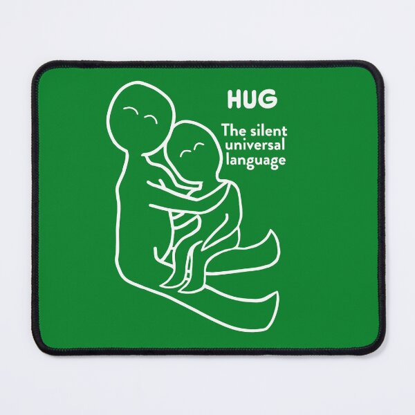 Item preview, Hug...The silent universal language for dark background designed and sold by With My Hands By K.