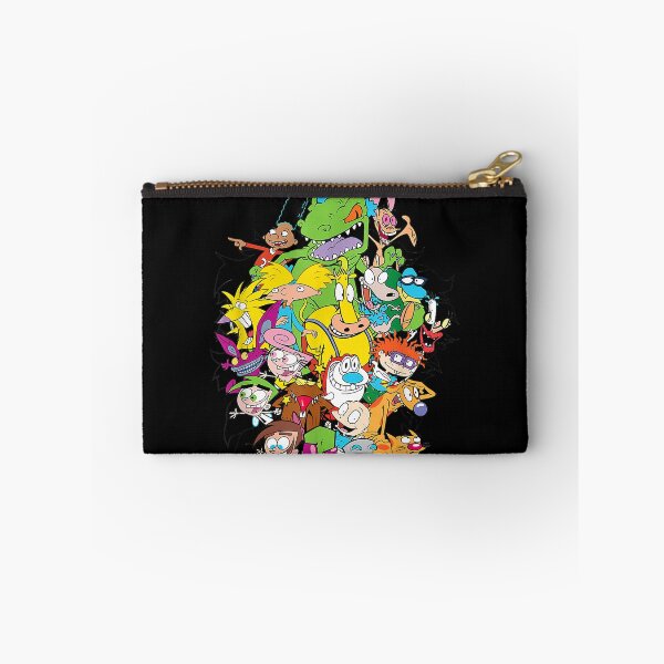 Item preview, Nickelodeon Classic Characters Bursting Through Graphic Tee designed and sold by resourceinterna.