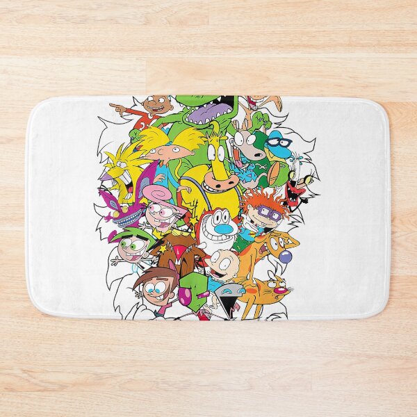 Item preview, Nickelodeon Classic Characters Bursting Through Graphic Tee designed and sold by resourceinterna.