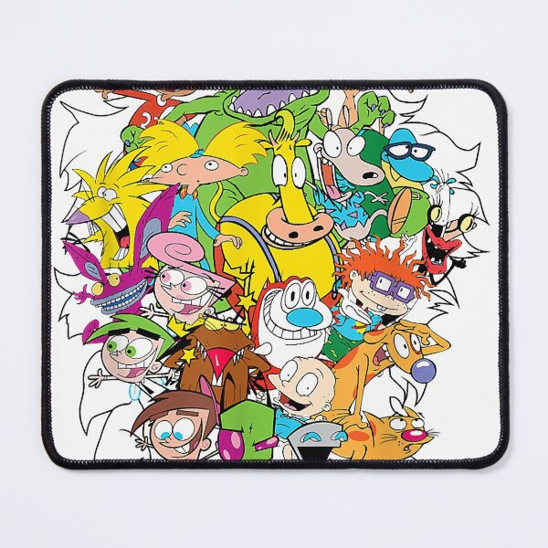 Item preview, Nickelodeon Classic Characters Bursting Through Graphic Tee designed and sold by resourceinterna.