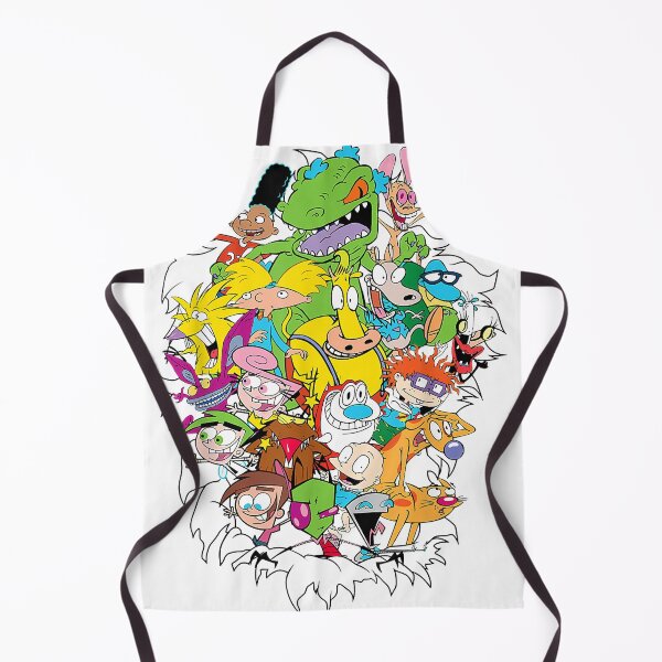 Item preview, Nickelodeon Classic Characters Bursting Through Graphic Tee designed and sold by resourceinterna.