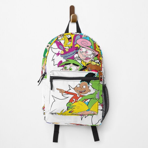 Item preview, Nickelodeon Classic Characters Bursting Through Graphic Tee designed and sold by resourceinterna.