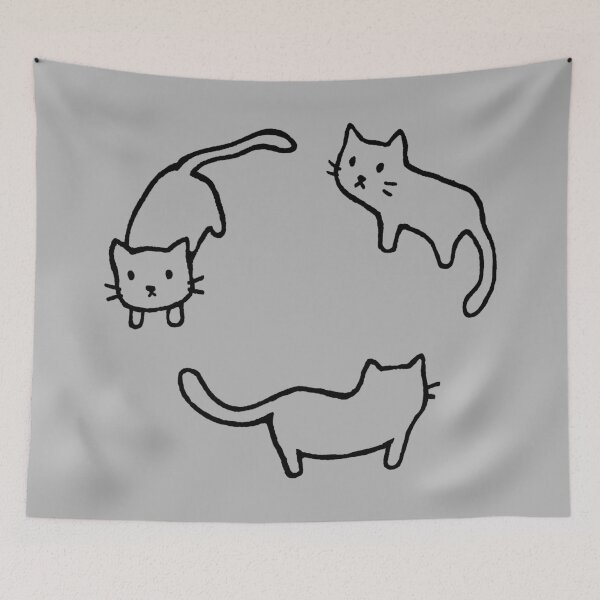 Item preview, Fox Shiver - Three Cats designed and sold by Fox Shiver.