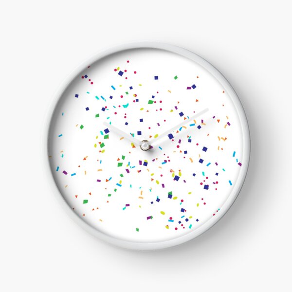 Sprinkles Patern Clock