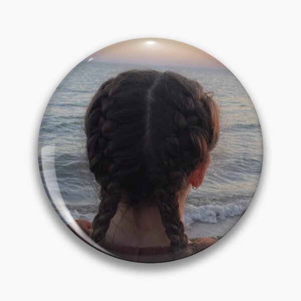 Item preview, Girl with Dutch Braids Looking at Sunset designed and sold by jessicaleah15.