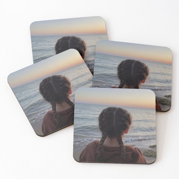 Item preview, Girl with Dutch Braids Looking at Sunset designed and sold by jessicaleah15.